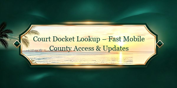 Court Docket Lookup – Fast Mobile County Access & Updates
